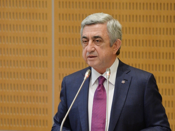 Armenias President Serzh Sargsyan