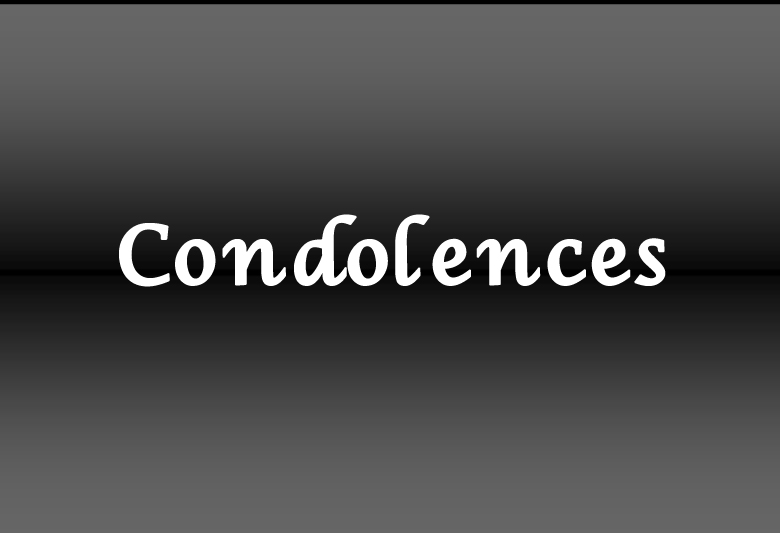 Condolences 2