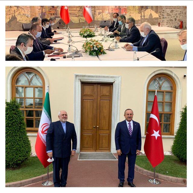 Iran Turkey FMs discuss