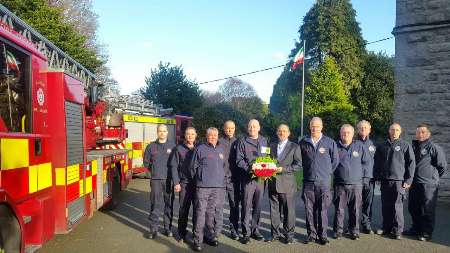 Irish firefighters
