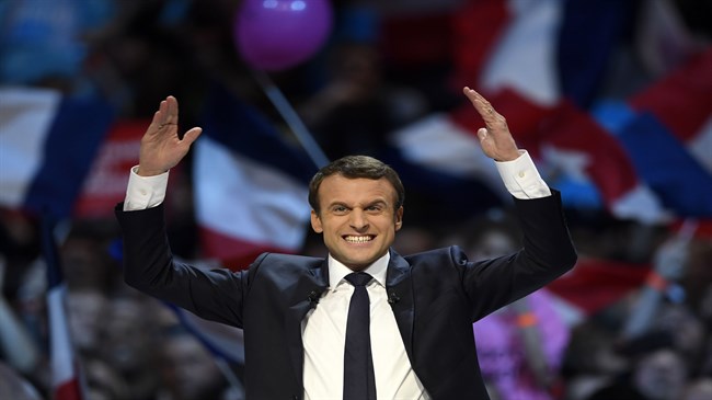 Macron wins