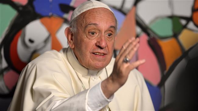 Pope slams