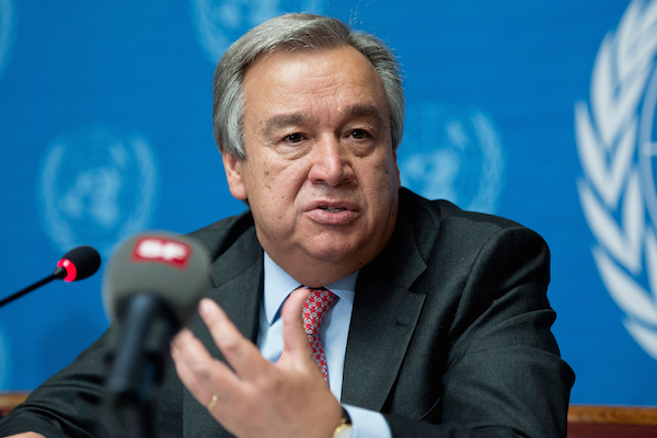 UN secretary general Antonio Guterres 4