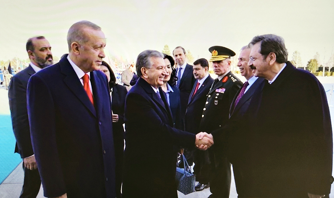 welcoming ceremony for Uzbekistan 1